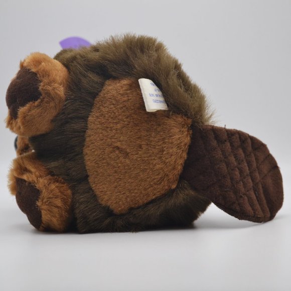 Chompers the Beaver Puffkins by Swibco Style 6608 Bean Bag Plush - Picture 7 of 9